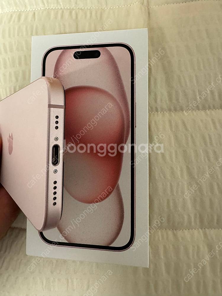 아이폰15 핑크 128GB 애플케어플러스적용 자급제 판...--6