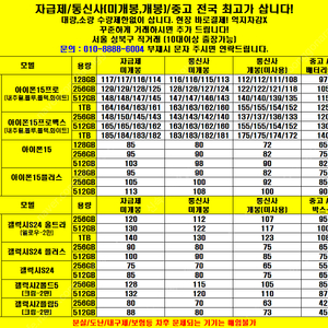 [매입] 아이폰15프로 아이폰15프로맥스 갤럭시S24 울트라 폴드5 플립5 최고 가격 삽니다. 자급제/통신사/중고