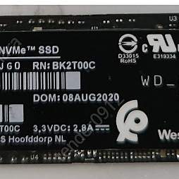 wd nvme sn750 국내 정발 팝니다