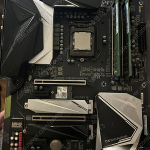 8700k + Z390 DESIGNARE + RAM 16G x 2개 판매합니다.