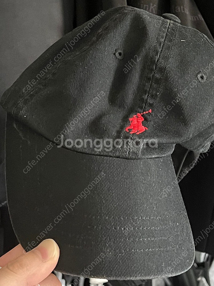 폴로 볼캡 블랙--0