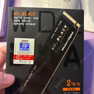 Western Digital 웨스턴디지털 SN770 2TB (NVMe M.2 SSD) + 써드파티 방열판