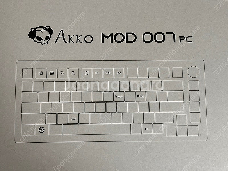 akko mod007 베어본 + 카일 아이스민트 스위치...--3