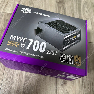 쿨러마스터 700w 80+브로즌 파워 팝니다 3.5만