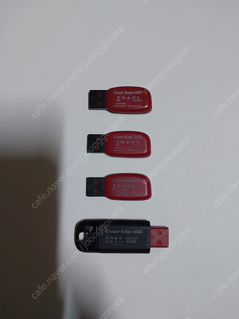 샌디스크 USB메모리 64기가 32기가 8기가 4기가 일괄 판매