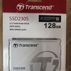 (미개봉, 새상품) [트랜센드] SSD230S / 128GB / 무상AS 5년