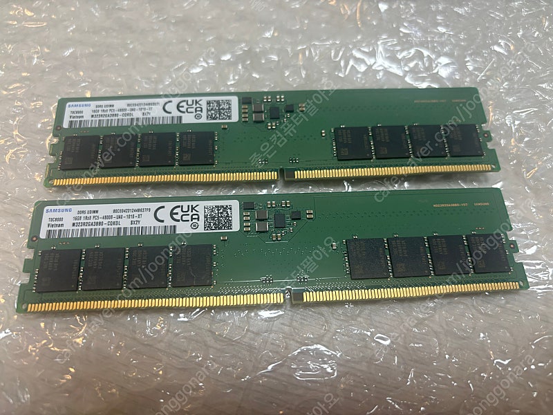 삼성램 ddr5 4800 16gb x 2 팝니다.