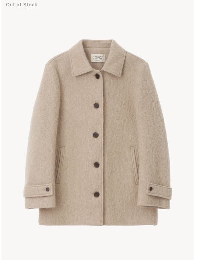 fyeo 포유어아이즈온리 valentin wool half coat 코트 라이트카멜