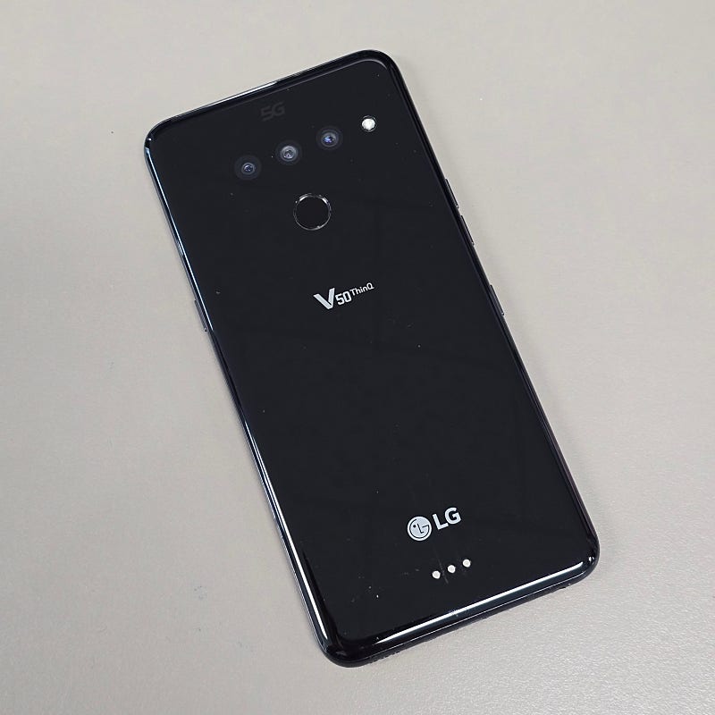 LG V50 블랙 128기가 외관깔끔 초미세잔상 13만에 판매해요