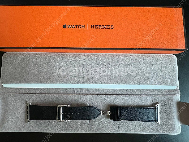 애플워치 에르메스 누아르 디버클 44mm--0