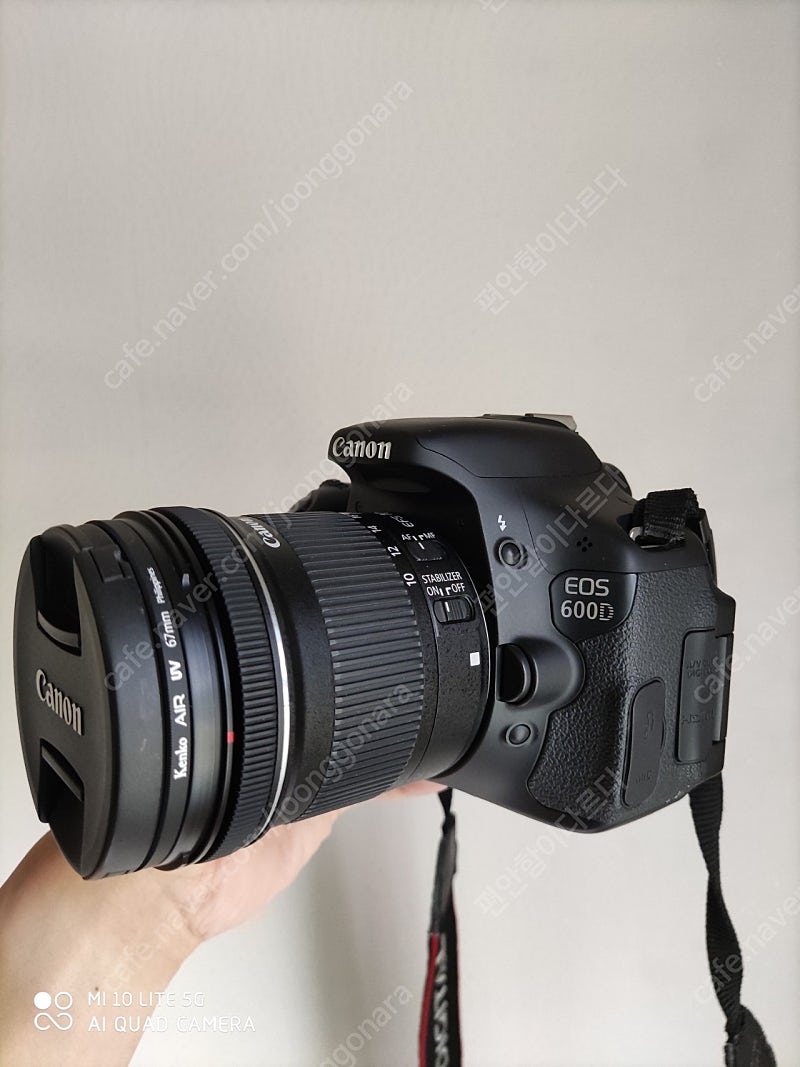 캐논 600d 10-18 렌즈세트