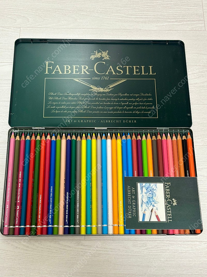 파버카스텔 알버트뒤러 전문가용 수채색연필 36색 +전용 연필깎이