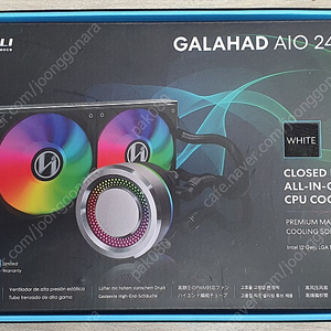 리안리 GALAHAD AIO 240 ARGB (WHITE) 미사용