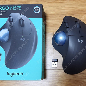 로지텍(LOGITECH) ERGO M575 트랙볼 마우스 그래파이트