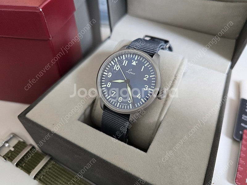 라코 파일럿 플리거 B-Uhr 베이직 청판 39mm -...--2