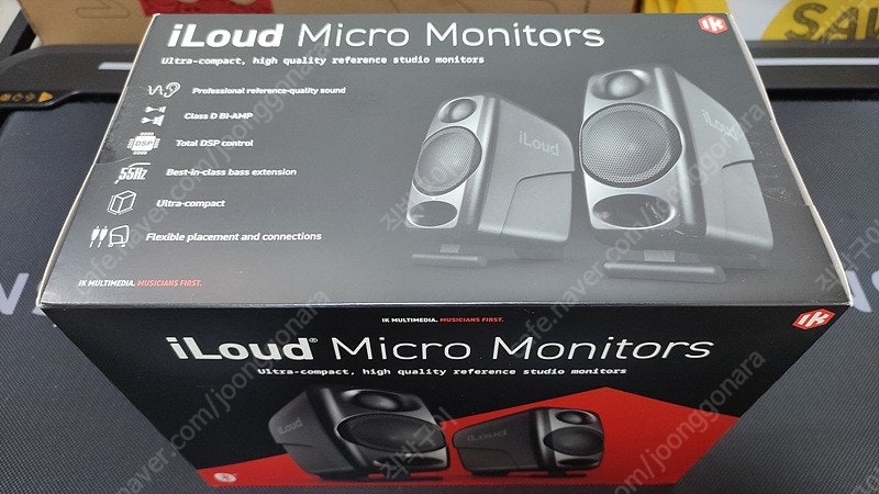 [미개봉/새제품] iLoud Micro Monitors (MM) 스피커 블랙 색상 팝니다.
