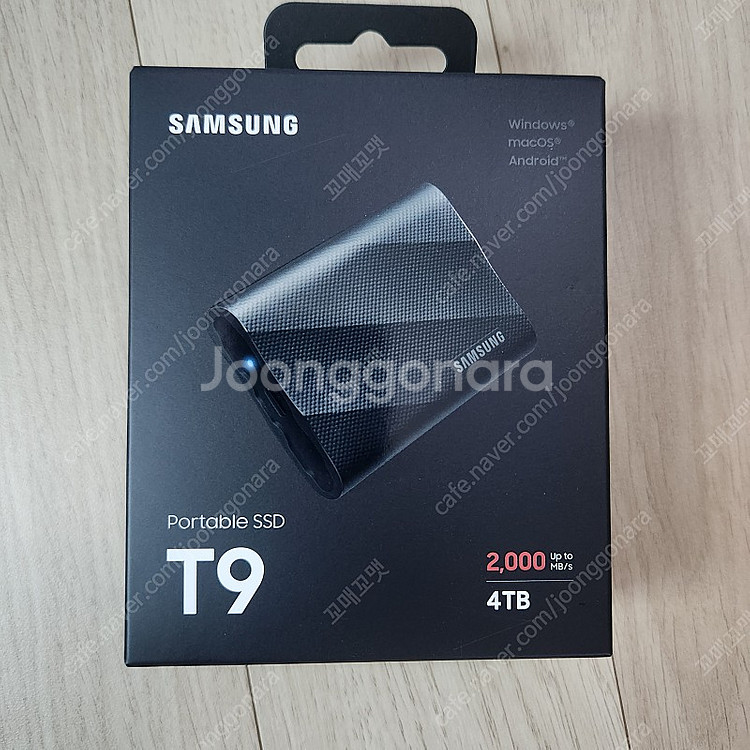 미개봉 삼성 SSD T9 4TB 판매--0