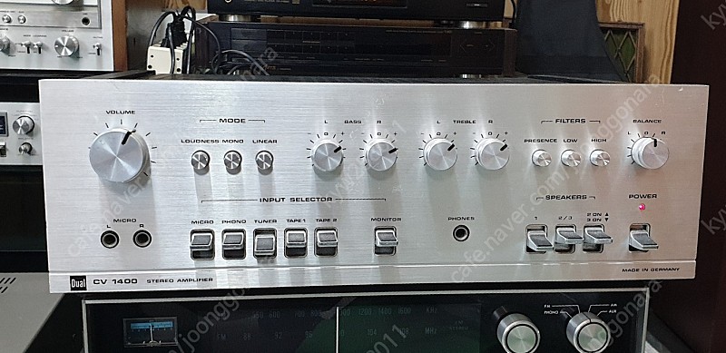 듀얼 cv-1400 인티앰프,Pioneer 및 Sony 스피커 판매합니다.