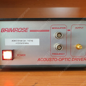 BRIMROSE Acousto Optic Driver 음향 광학 드라이버 변조기