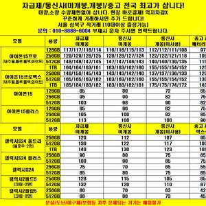 [매입] 아이폰15프로 아이폰15프로맥스 갤럭시S24 울트라 폴드5 플립5 최고 가격 삽니다. 자급제/통신사/중고