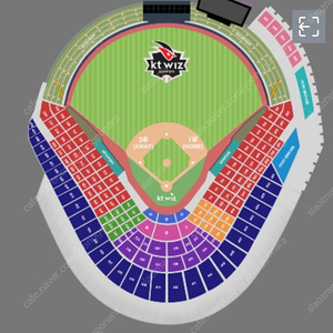 6/16 kt : kia 위즈 파크 3연석 티켓 판매합니다.