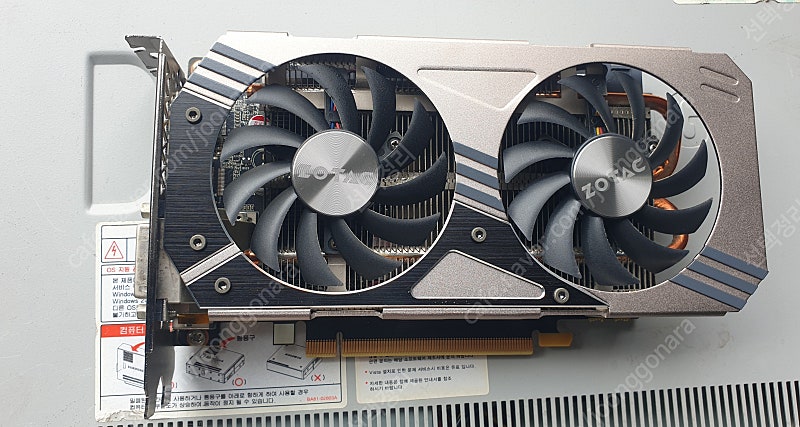 Zotac gtx 960 4g 그래픽 카드팝니다