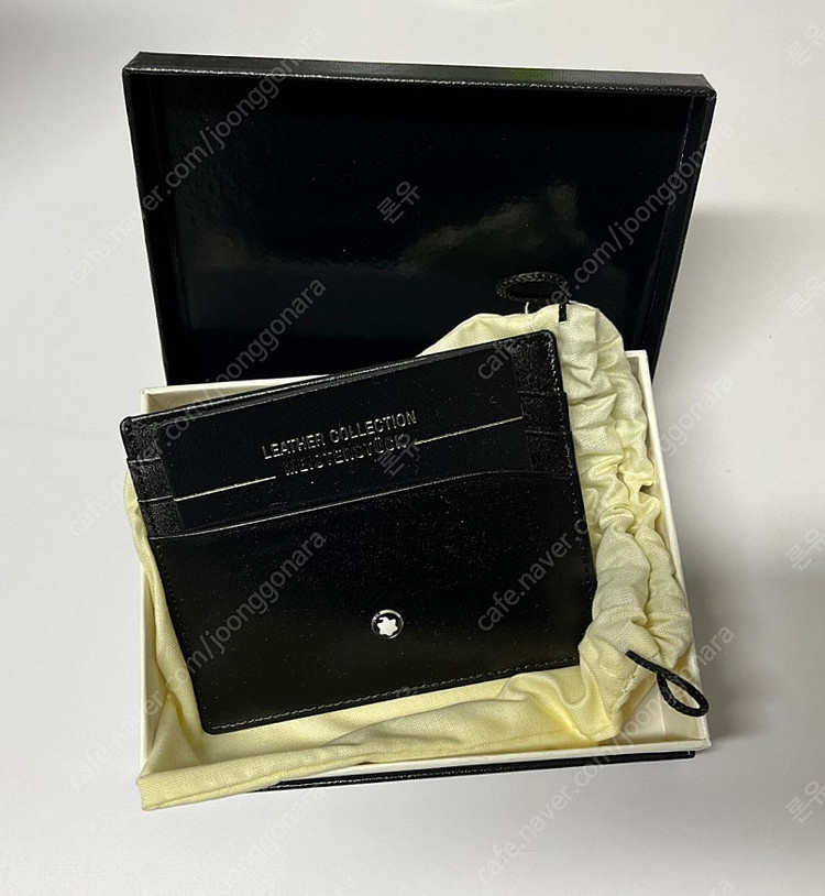 몽블랑 픽스볼펜(114797), 카드지갑(106653) 세트 (무료각인 바우처) 미사용 (롯데카드) 28만원--1