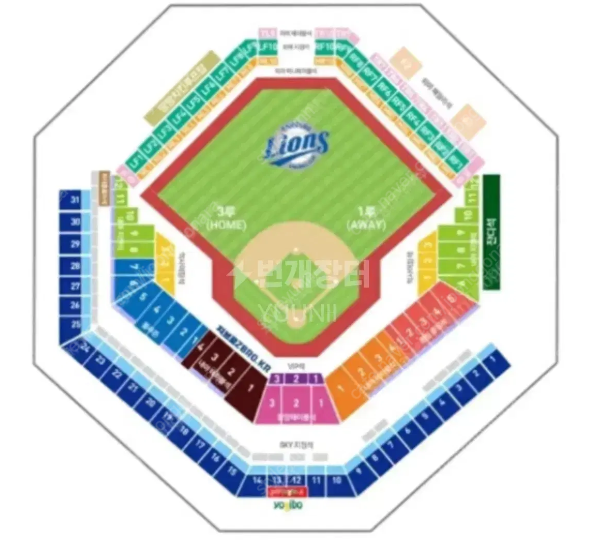 6월 11일(화) 삼성라이온즈 VS LG 트윈스 블루존 2연석