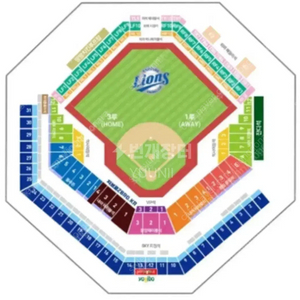 6월 12일(수) 삼성라이온즈 VS LG 트윈스 블루존 통로근처 1좌석