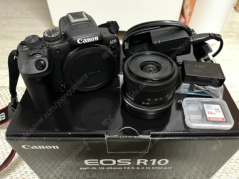 [가격내림] 캐논 EOS R10 + 18-45mm 풀박