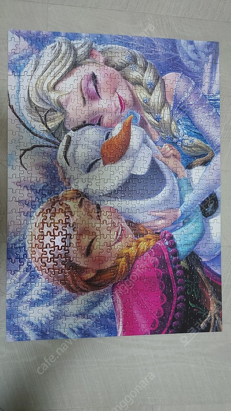 디즈니 정품 겨울왕국 500피스 퍼즐 팝니다