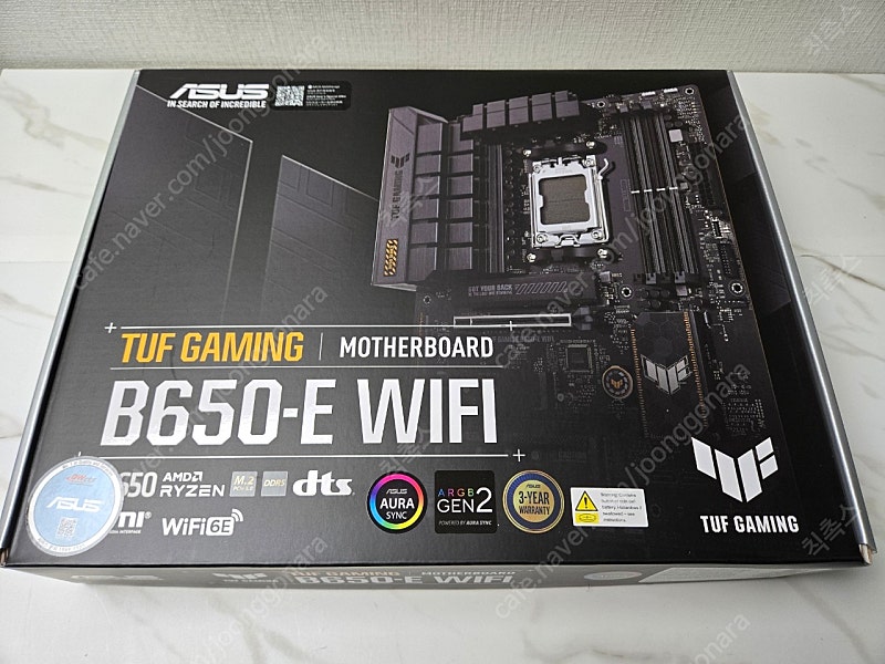 (택포)ASUS TUF Gaming B650-E WIFI 대원씨티에스 라이젠 메인보드