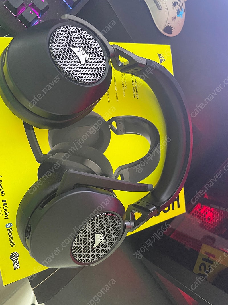 커세어 7.1체널 HS65 wireless 무선 게이밍 헤드셋