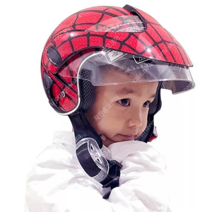 아동 키즈 어린이 스파이더 오토바이 헬멧(5세~8세추천) 새상품