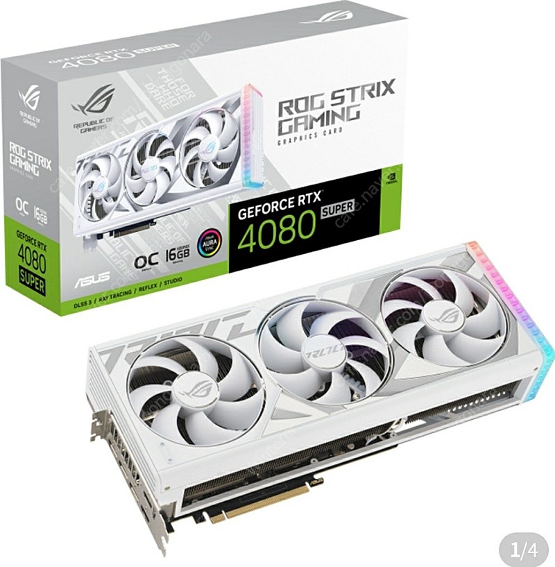 [구매]ASUS RTX4080SUPER 또는 RTX4070TI SUPER 화이트 모델 구해봅니다.