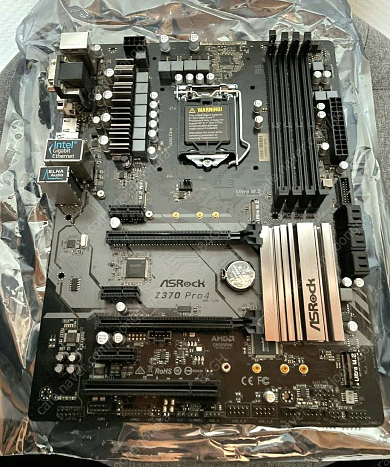 애즈락 Z370 PRO4 메인보드 팝니다.