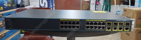 [중고상품] Cisco C2960G-24TC-L Giga 24포트 스위칭허브