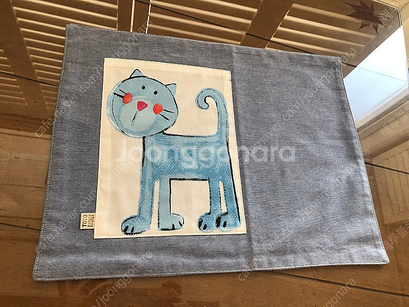 고양이 어린이 테이블매트 39*30 옵션 (블루, 레드...--5