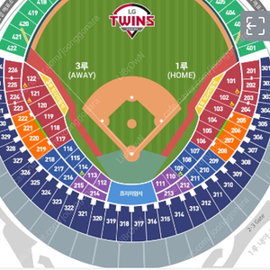15일 lg트윈스vs롯데 1루 네이비석 2연석 양도합니다(앞자리)