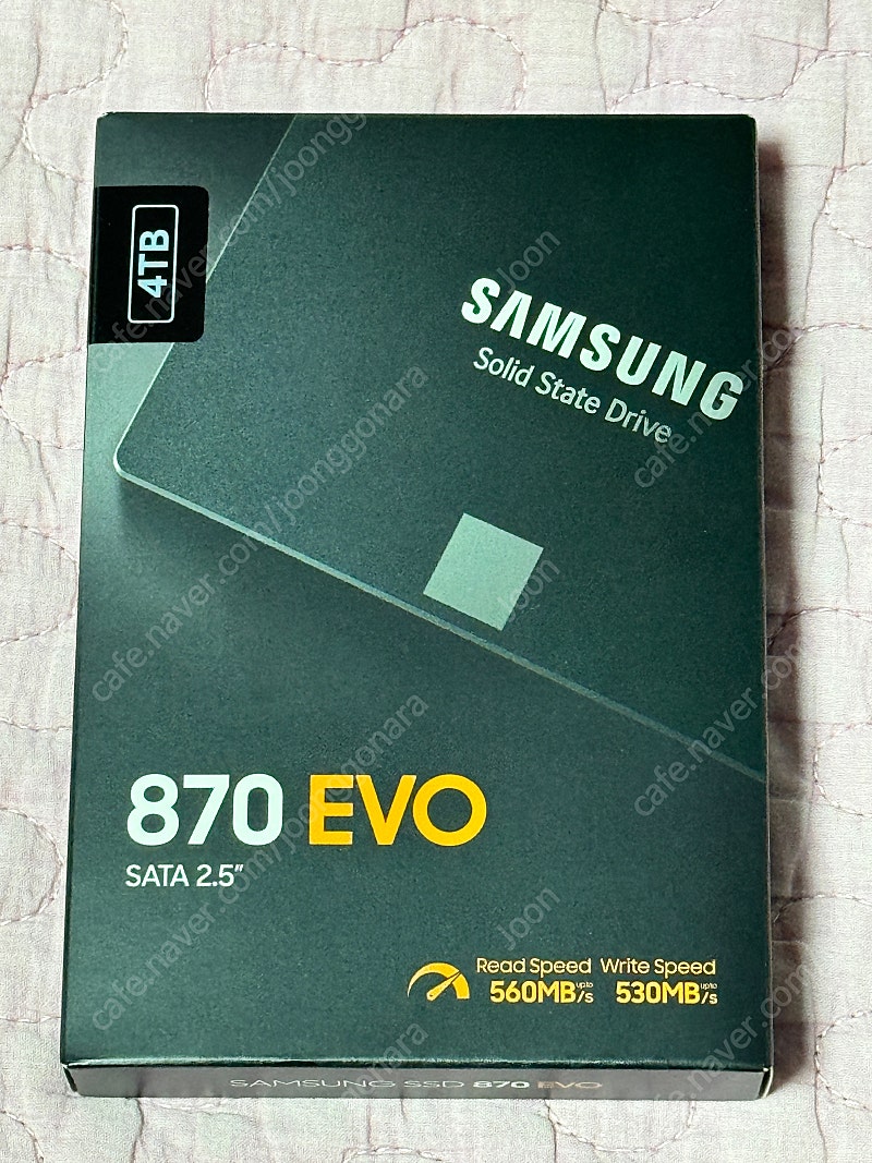 삼성 870 evo ssd 4tb 판매합니다