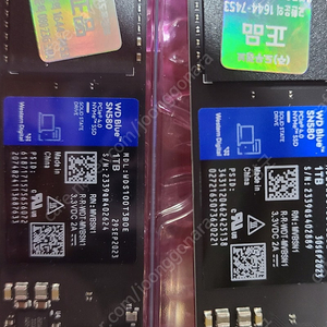 WD sn580 삼성 PM991a 1tb nvme SSD