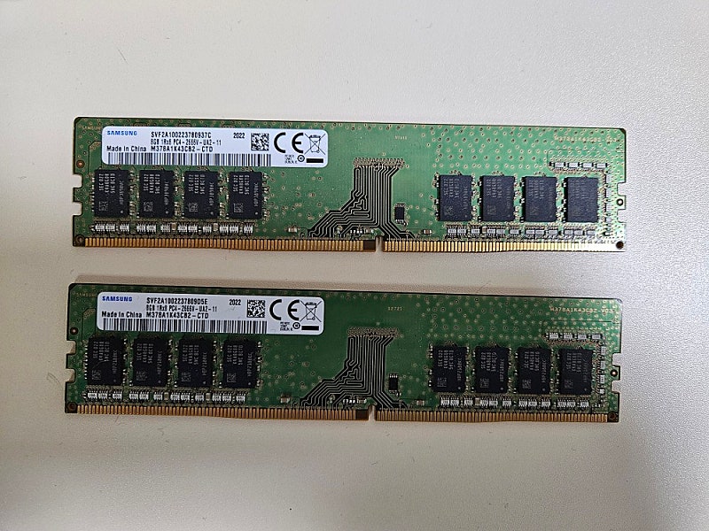 삼성 램 ddr4 8gb 2666 2장 판매