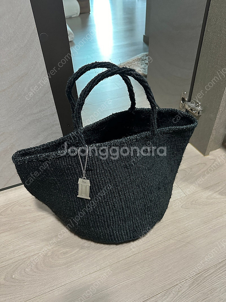 호와스 Sisal tote bag black 사이잘백 ...--0