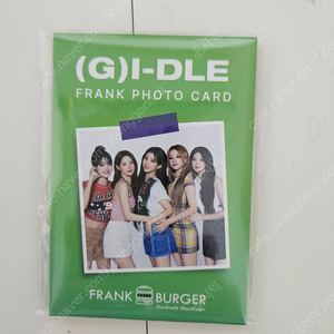 (여자)아이들(G)I-DLE 포토카드 [개봉안한 새상품] 프랭크버거 택포