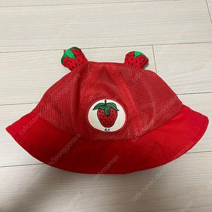베베드피노 뿔딸기 모자