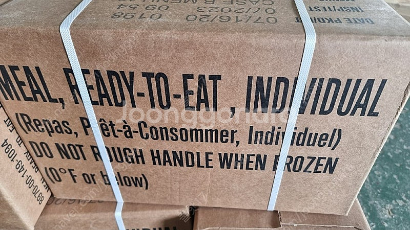 미 전투식 엠알이 mre 무료배송 A+B형 합 2박스--0