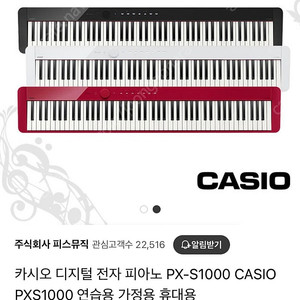 카시오 디지털 피아노 (px-s1000)