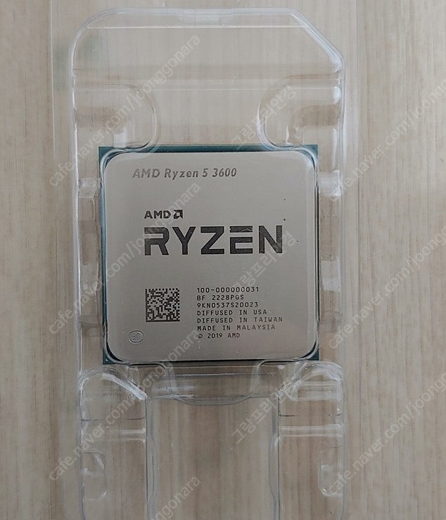 AMD 라이젠 3600 CPU + 기쿨(미사용)