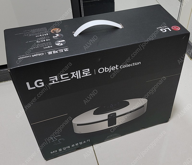 LG오브제 M9 물걸레 로봇청소기 MO972WA 미개봉 새상품 판매