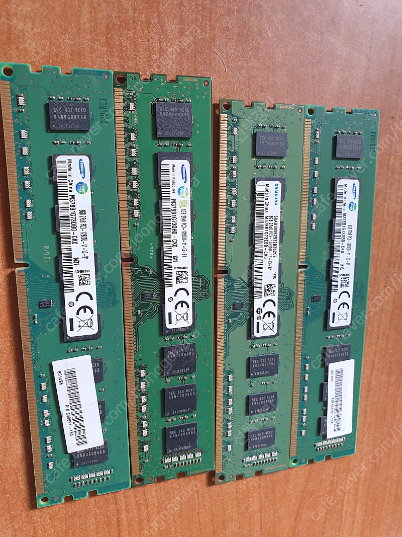 삼성 8g ddr3 12800 메모리팝니다 최대6장